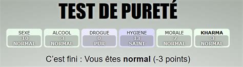 teste de pureté ado|Test de Pureté Ado gratuit en français